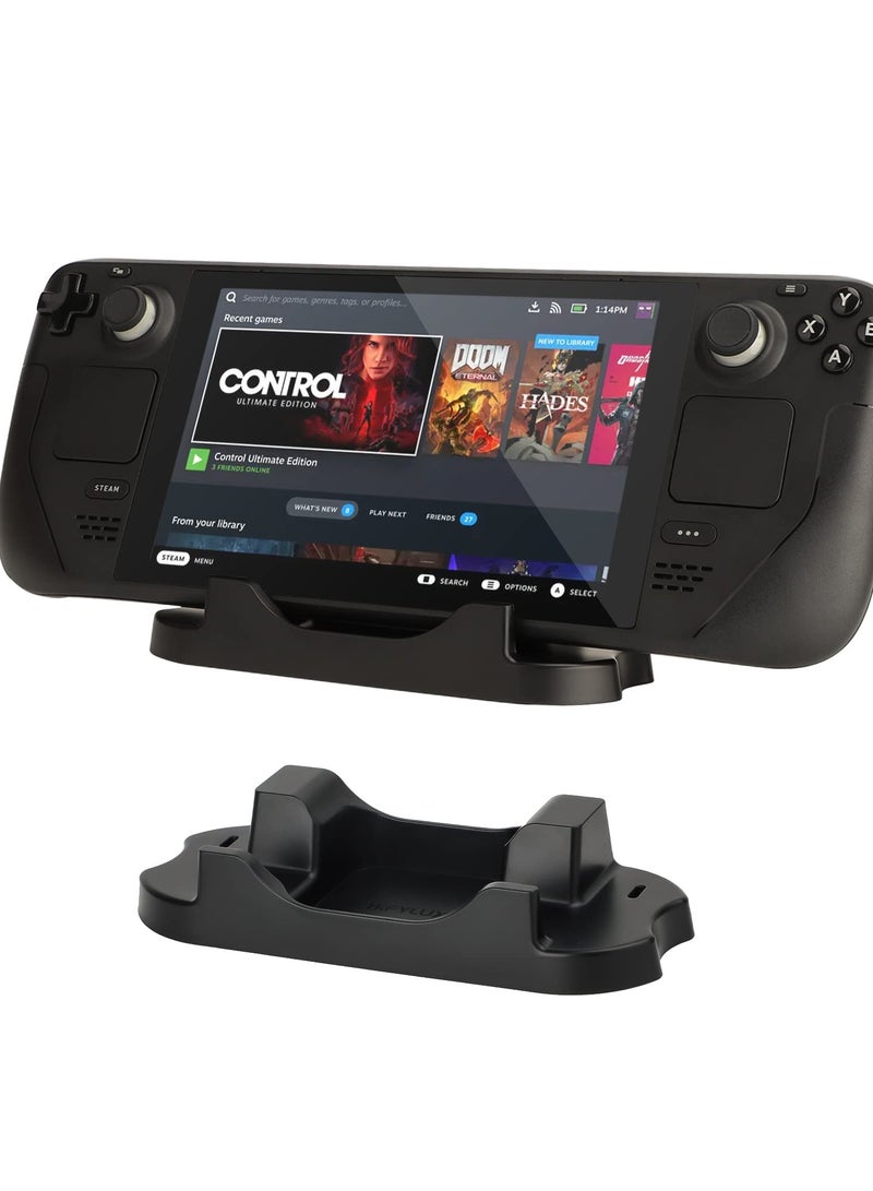 Excefore Stand Base for Valve Steam Deck 2022, Anti-Slip Holder Compatible with Steam Deck Accessories/Nintendo Switch/Tablet/Mobile Phones - Image 1