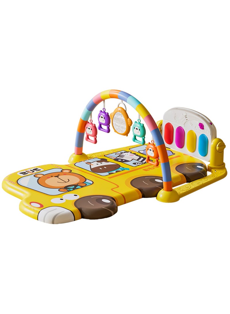 ما بيبي بساطات ألعاب رياضية للأطفال ألعاب أطفال بساط وقت الاستلقاء على البطن مركز أنشطة موسيقية للأطفال حديثي الولادة ألعاب أطفال بيانو بساط لعب للأطفال موسيقى وأضواء هدايا للأطفال حديثي الولادة ألعاب للأطفال