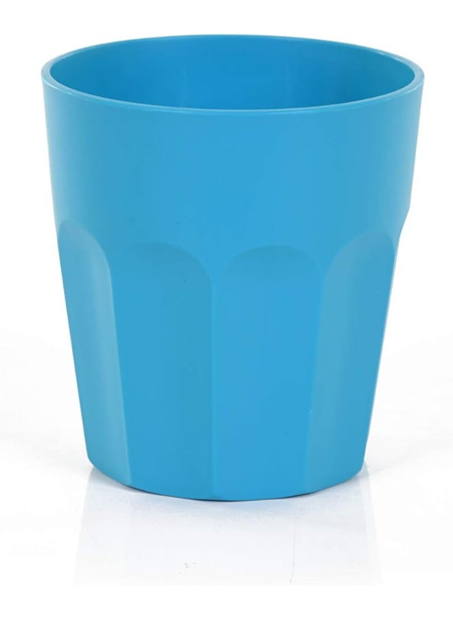 High Grade Unbreakable Cups, Tumblers 230ml 4pc Pack - Blue - Image 4