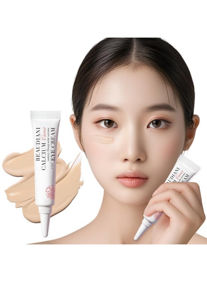 BEAUDIANI Calcium cover eye cream for dark circles & puffiness, Korean eye cream, daily wrinkle cream, anti aging, skin care treatment for women and men, 15ml - Image 2