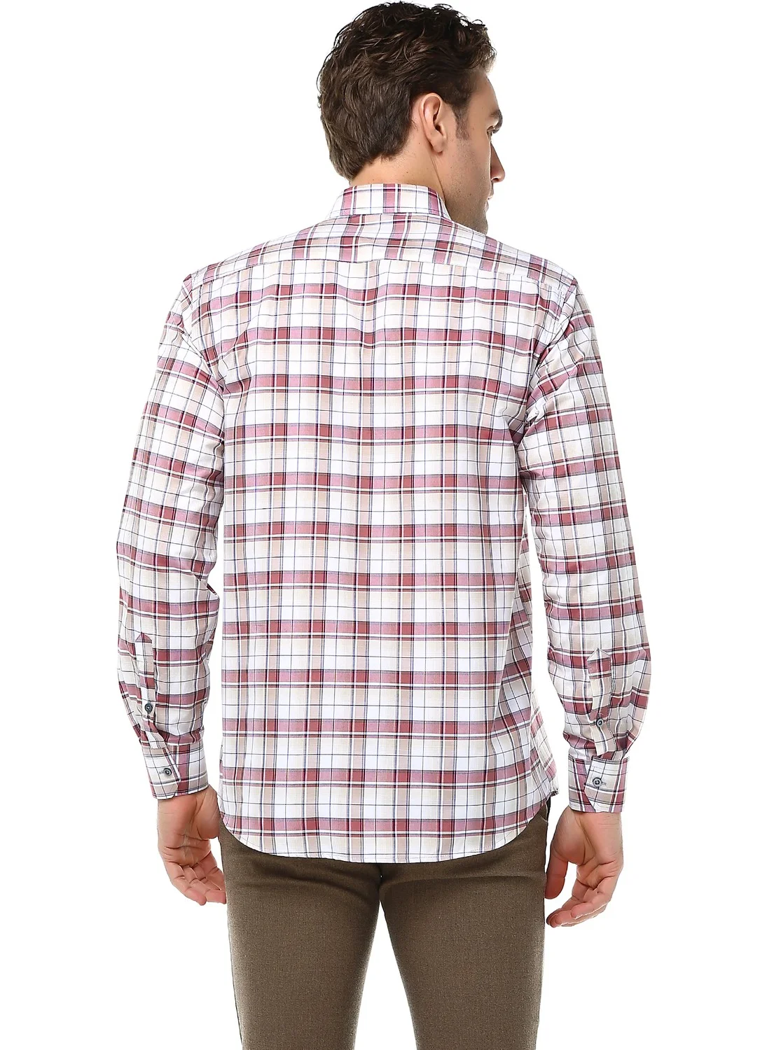 Varetta Classic Cut Long Sleeve Patterned Shirt