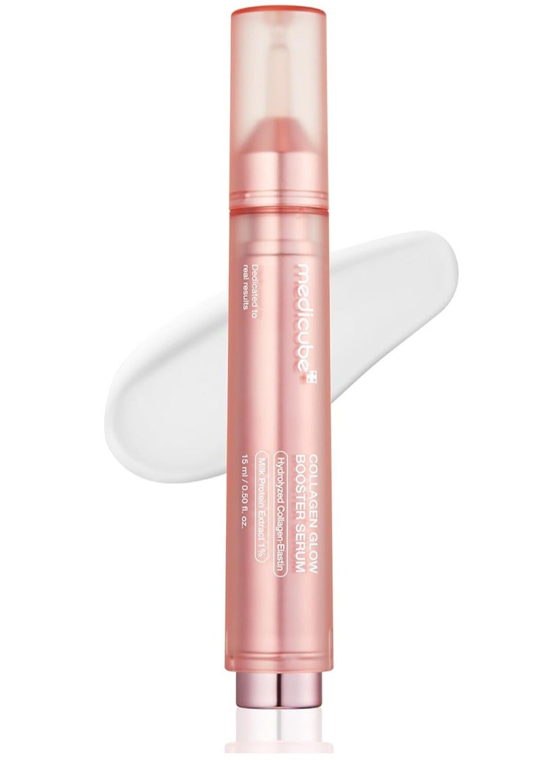 Medicube Medicube Collagen Glow Booster Milk Serum-Twist and Click-Radiance and Hydration with Niacinamide,Milk Protein Extract,Hydrolyzed Collagen-Illuminates and Firms Skin-Korean Skin Care,0.50fl.oz./15ml  - Image 1