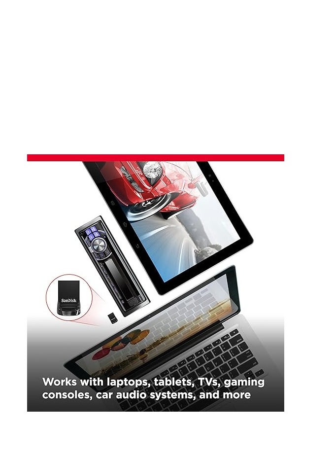 Sandisk 32GB 3 Pack Ultra Fit USB 3.1 Flash Drive 3x32GB SDCZ430 032G G46T, Black, 32GB (3-Pack)  - Image 3
