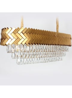 Modern rectangular crystal chandelier 3351-800*30