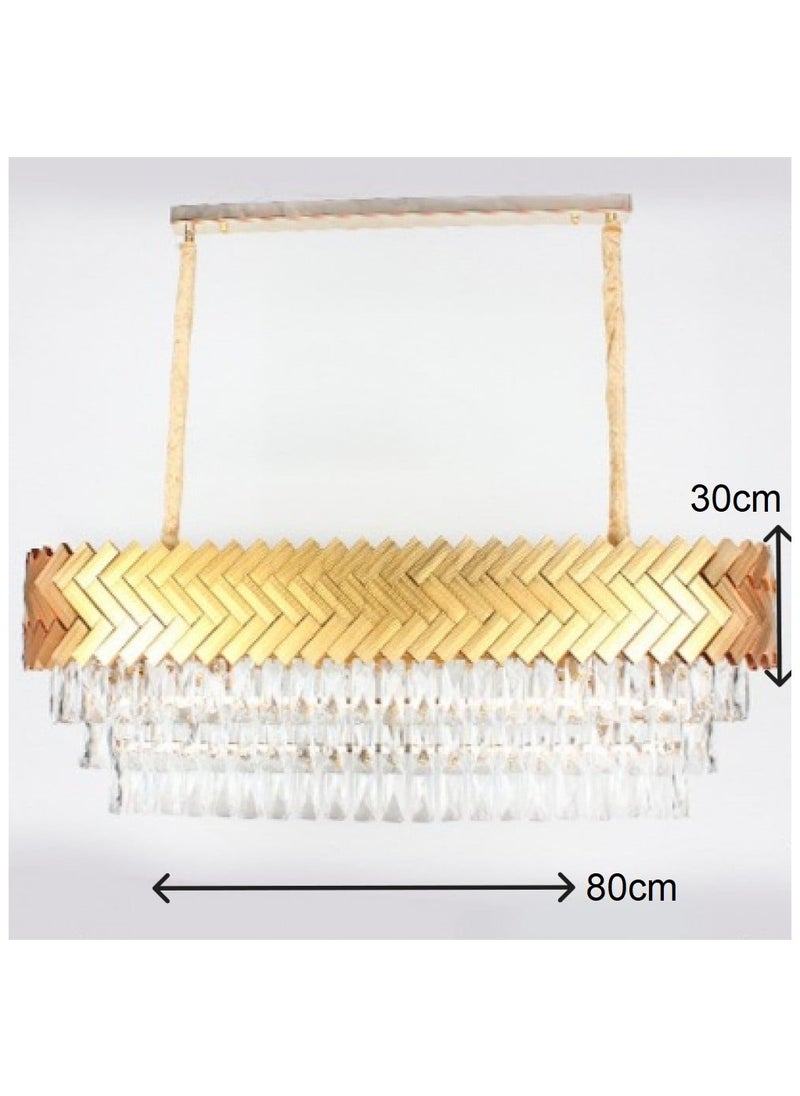 Tech Light - Modern rectangular crystal chandelier 3351-800*30 - Image 1