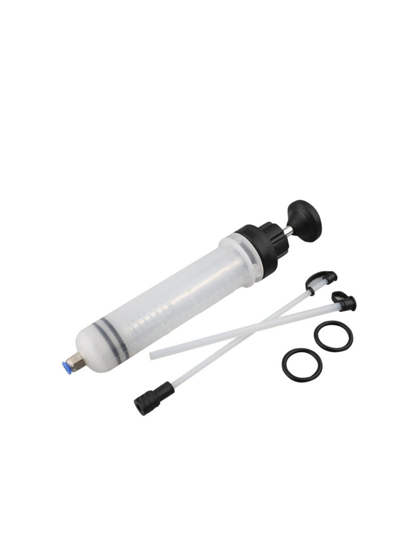 Generic - Fluid Extractor 200CC Oil Extractor Pump Manual Hand Suction Vacuum Plastic Automotive Fluid Syringe Pump Car Fuel Transfer 7oz Syringe Type Oil Pump - Image 1