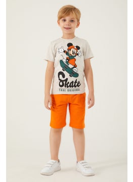 MICKEY MOUSE Skate Gray Boy Bermuda Suit  - Image 1