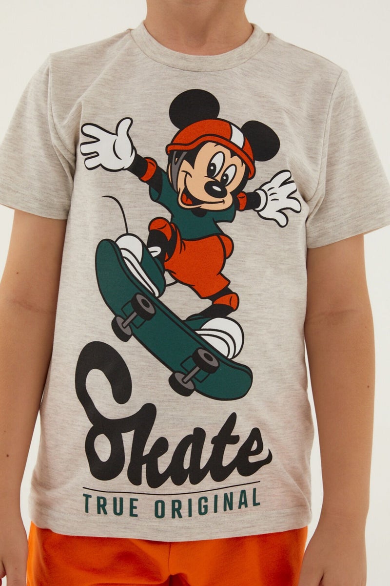 Skate Gray Boy Bermuda Suit