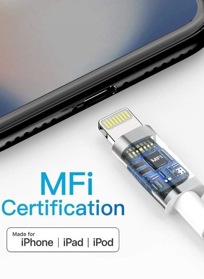 esbeecables [Apple MFi Certified] Apple Lightning to 3.5 mm Headphone Jack Adapter, 3 Pack iPhone to 3.5mm Aux Audio Cable Adapter Converter Cable Dongle Compatible for iPhone 14 13 12 11 Pro Max XS XR X 8 7 iPad - Image 3