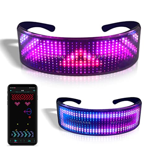 AmaCielo LED GlassesGlow Light up Glasses for Adults light up sunglasses for Party Birthday Halloween 432 LED beads - Image 1