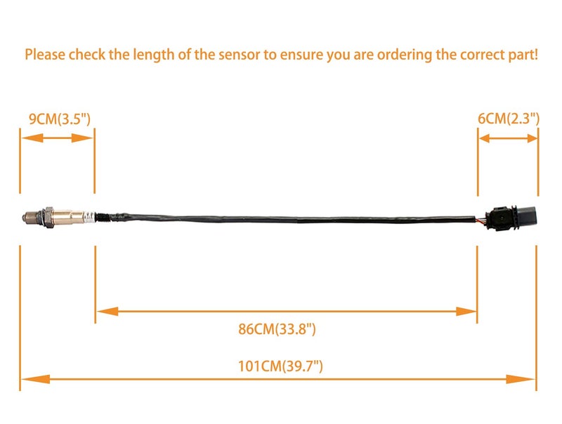 Gledewen مستشعر الأكسجين LSU 4.9 Lambda WideBand | لـ AEM 30-4110 30-0300 30-0310 - وحدة التحكم X Series AFR Inline - مقياس UEGO A/F Ratio Wideband 02 | استبدال# 17025، 0258017025 - Image 3