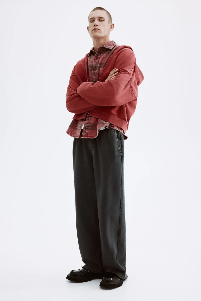 H&M Oversized Fit Zip-through hoodie