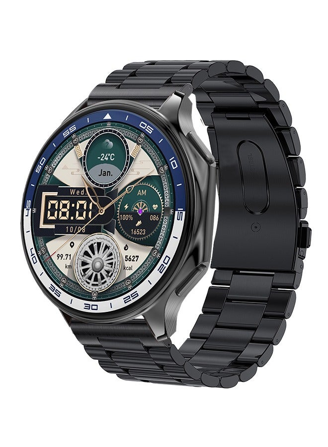 RollsTimi  Men's Smart Watches Men's Smart Watches, 1.43-Inch AMOLED High-Definition Screen, Support Bluetooth Calls, Activity Tracking, Heart Rate Monitoring, Sports and Fitness Watches, DT Watch X Black Strap Models. - Image 1