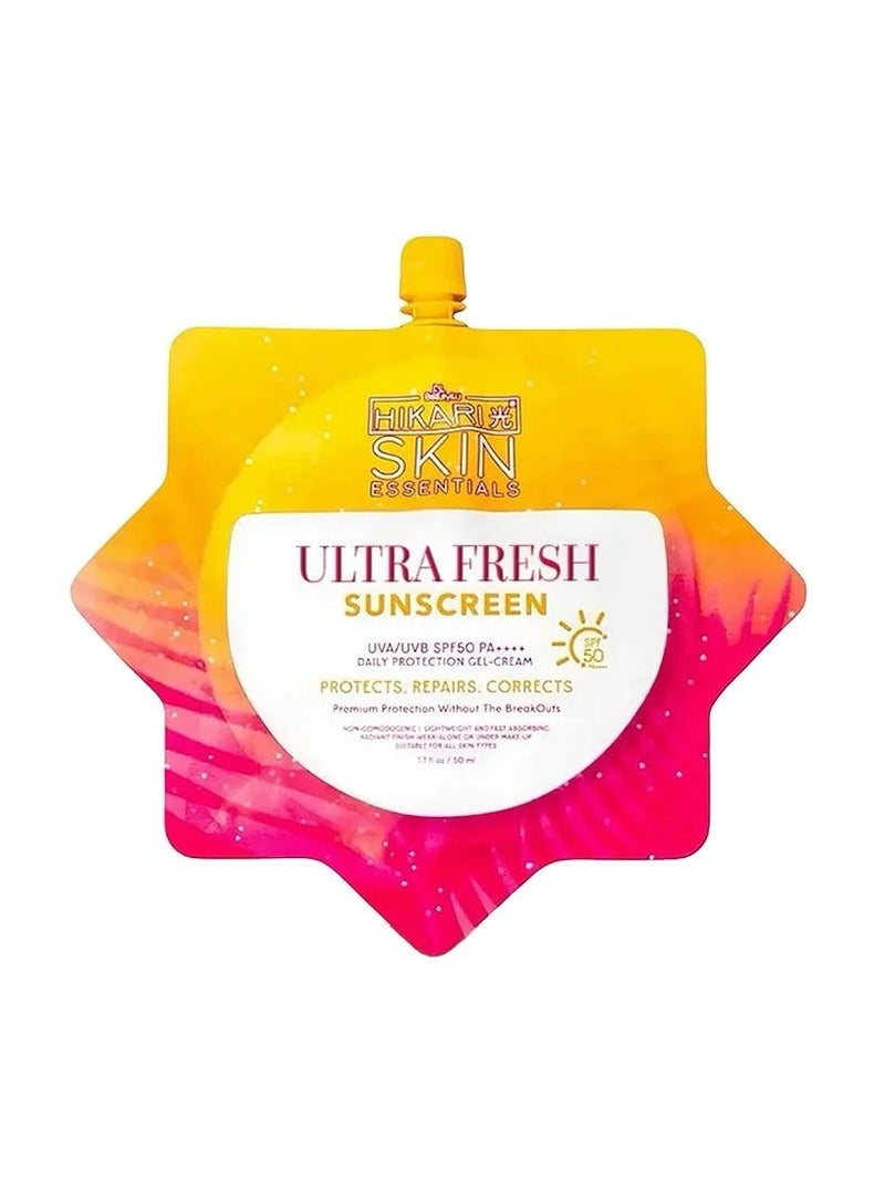 Hikari Ultra Fresh Sunscreen SPF50 PA++++ - 50ml - Image 1
