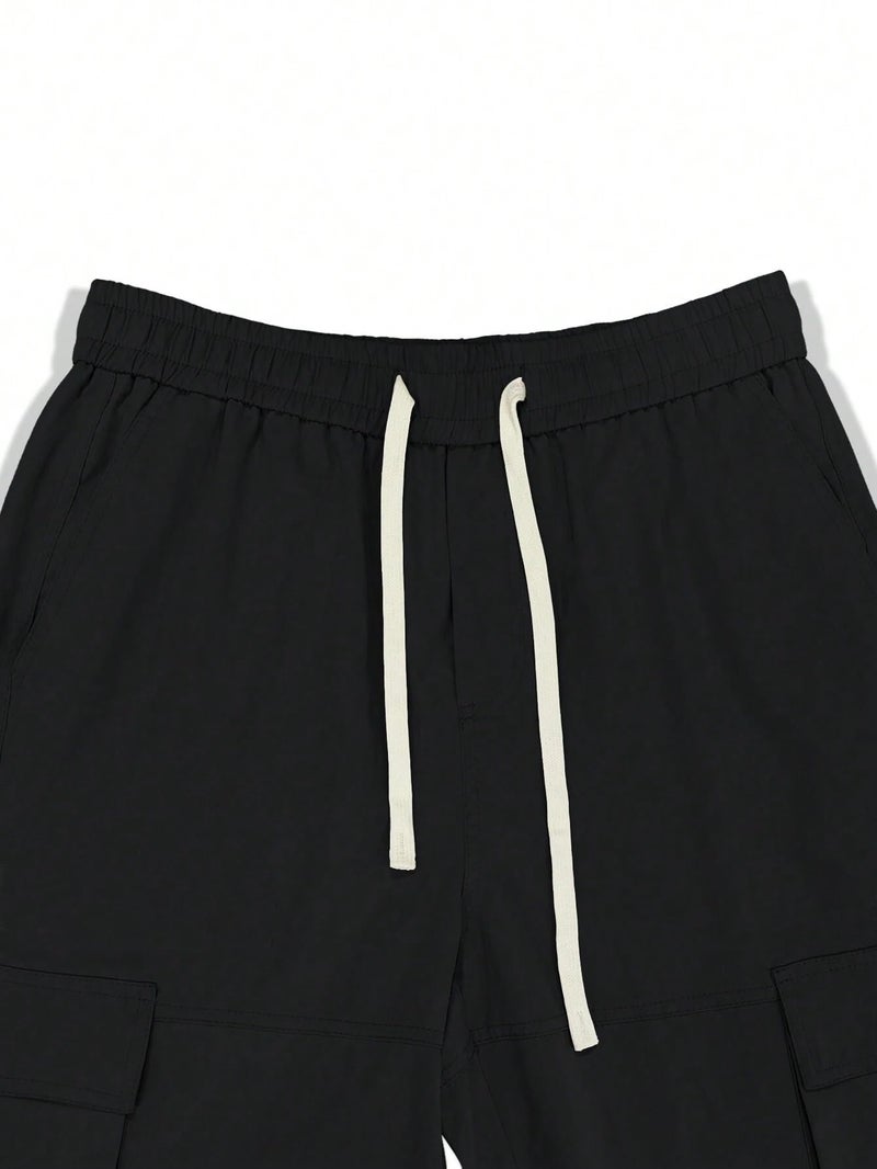 Lymio Men Cargo || Cotton Cargo Pants for Men (51-Black-M) - Image 4