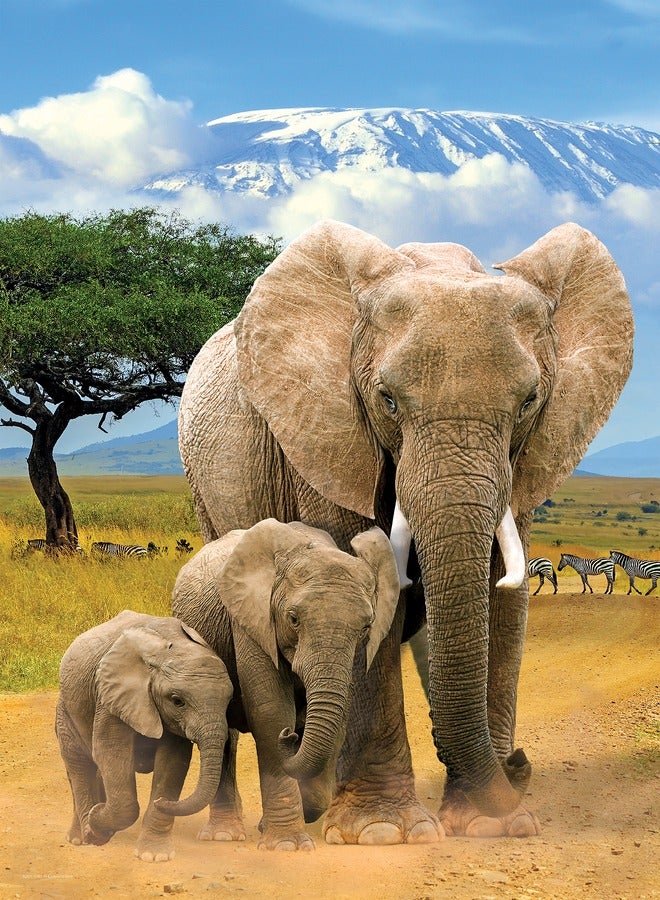 يورو جرافيكس لغز يوروجرافيكس "الأفيال الأفريقية تنقذ كوكبنا" المكون من 250 قطعة - Image 1