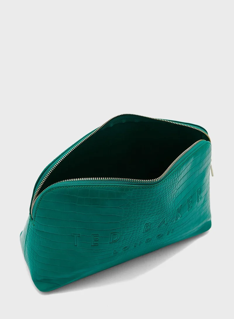 Ted Baker Allicon Croc Effect Washbag