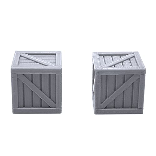 EnderToys Crates and Barrels 3D Printed Tabletop RPG Scenery and Wargame Terrain for 32mm Miniatures - Image 5