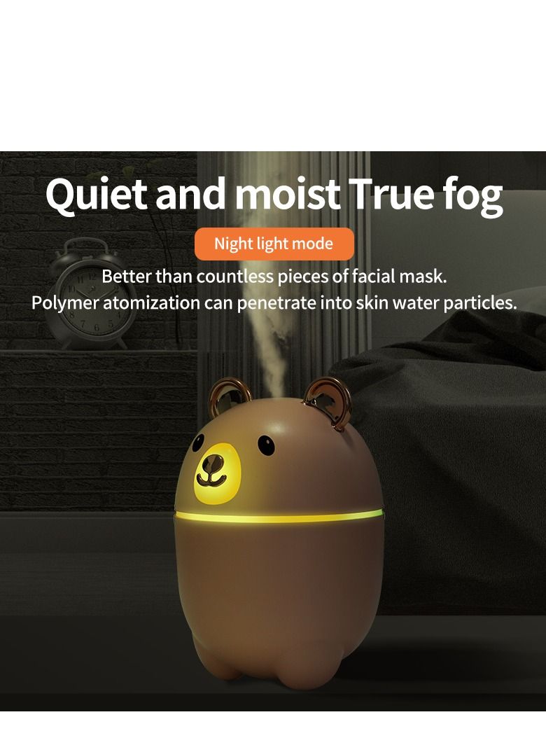 GULFLINK 300ml USB Personal Desktop Humidifier with 7-Color LED Night Light  - Image 4