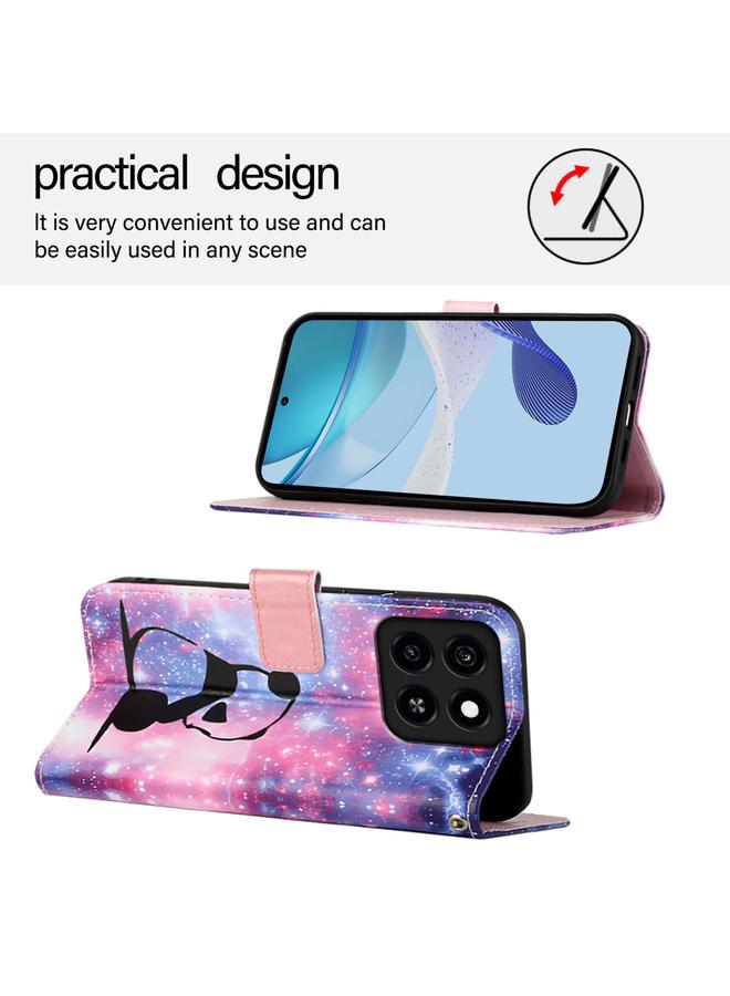 إيروريكس جراب لهاتف ZTE Blade A35 / A55 مصنوع من الجلد الصناعي بنمط رسم ملون - Image 4