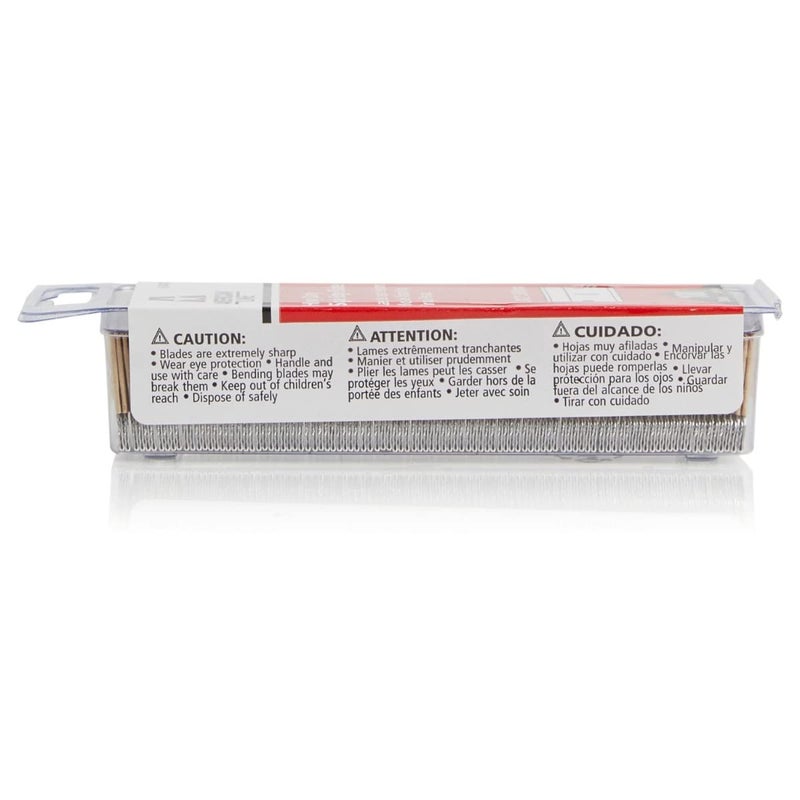American Line Single Edge Razor Blades - 100-Pack - 0.012" Heavy Duty High Carbon Steel for Extra Durability and Long Life - 66-0448 - Image 2