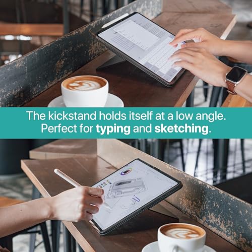 TineeOwl for iPad Air 11 Inch Case (M4/M3/M2) 2026/2025/2024, iPad Air (5th/4th Gen) 2022/2020, Adjustable Kickstand Magnetic Cover - Infinite Viewing Angles, Portrait/Landscape Stand, Wing Series - Image 3