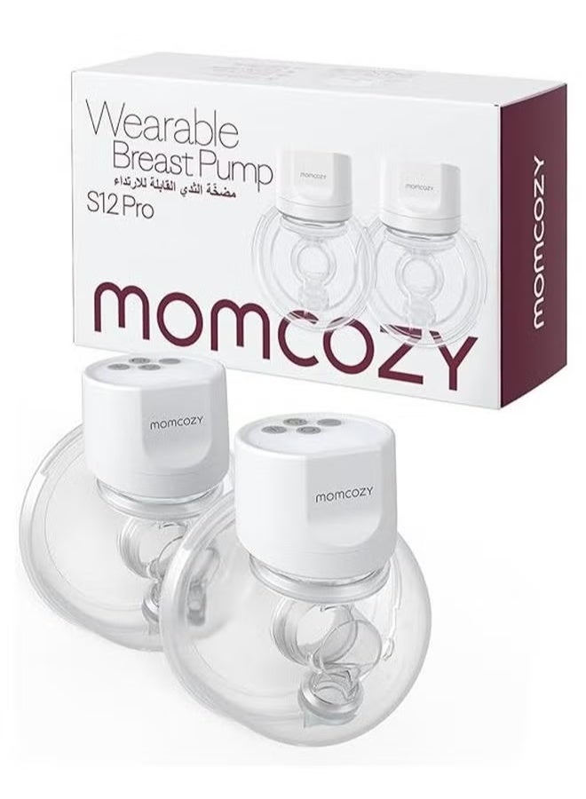 Momcozy S12 Pro Double Wearable Breast Pump Hands-Free Electric Pump 3 Modes 9 Levels Strong Suction Quiet Portable Pump - Image 1