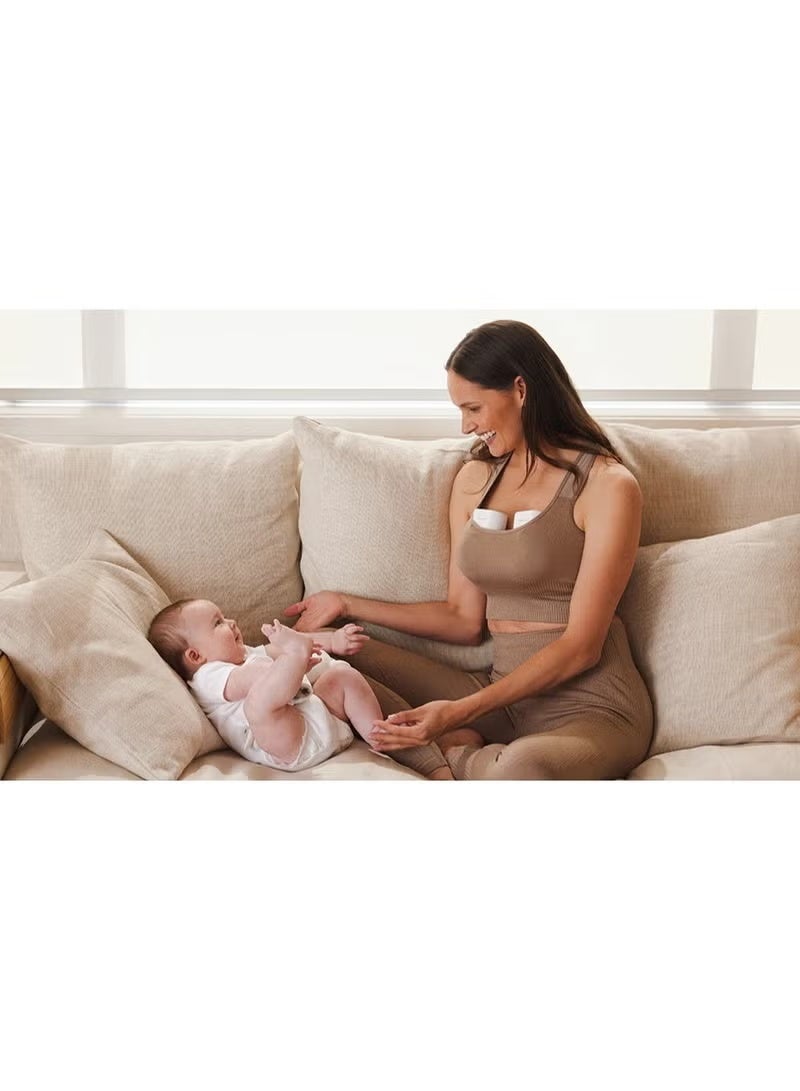 Momcozy S12 Pro Double Wearable Breast Pump Hands-Free Electric Pump 3 Modes 9 Levels Strong Suction Quiet Portable Pump - Image 4