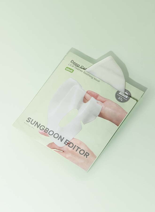 SUNGBOON EDITOR Deep Collagen Cica Teatree Soothing Mask 37g - Image 1