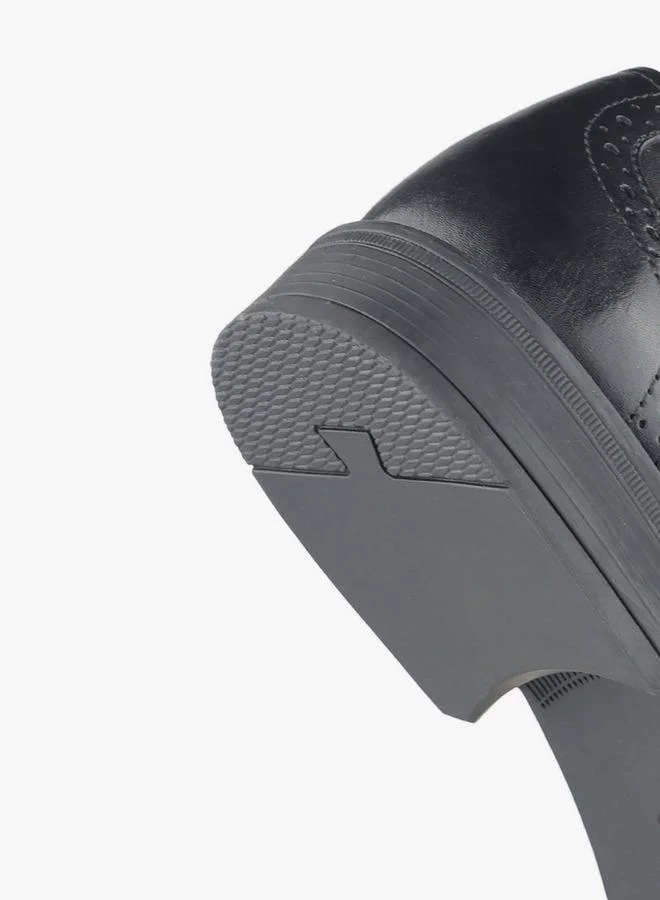 LBL By Shoexpress BLACK Men Slip-On Leather Loafers for Men | Best Price UAE
