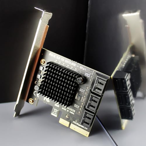 GLOTRENDS SA3026 6-Port PCIe X4 SATA Expansion Card, Compatible with Windows,Linux,Mac OS,NAS - Image 3