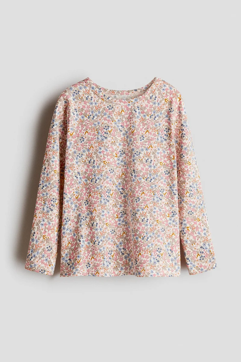 H&M Printed jersey top
