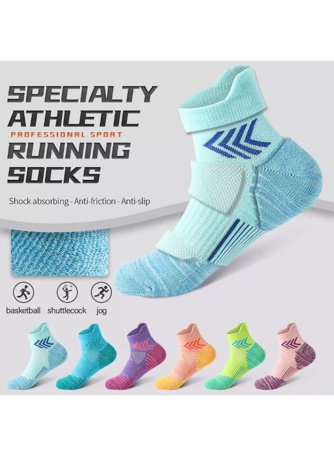 YANCI جوارب رياضية للأطفال، جوارب للأطفال، جوارب نسائية (المقاس 36-42) - Image 2