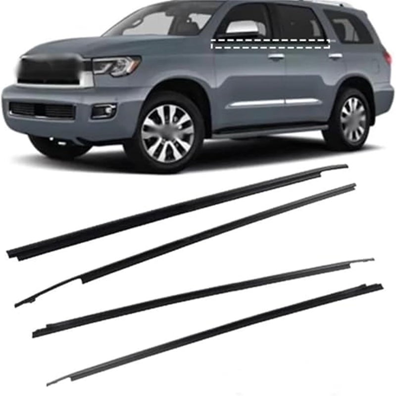 Yurefax Window Door Seals for Toyota Sequoia 2008-2020 - Image 4