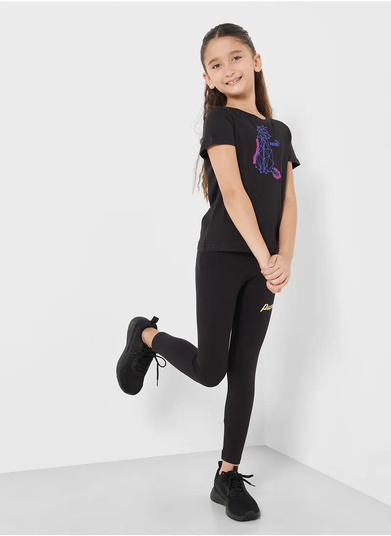 PUMA Youth Essential Graphic T-Shirt