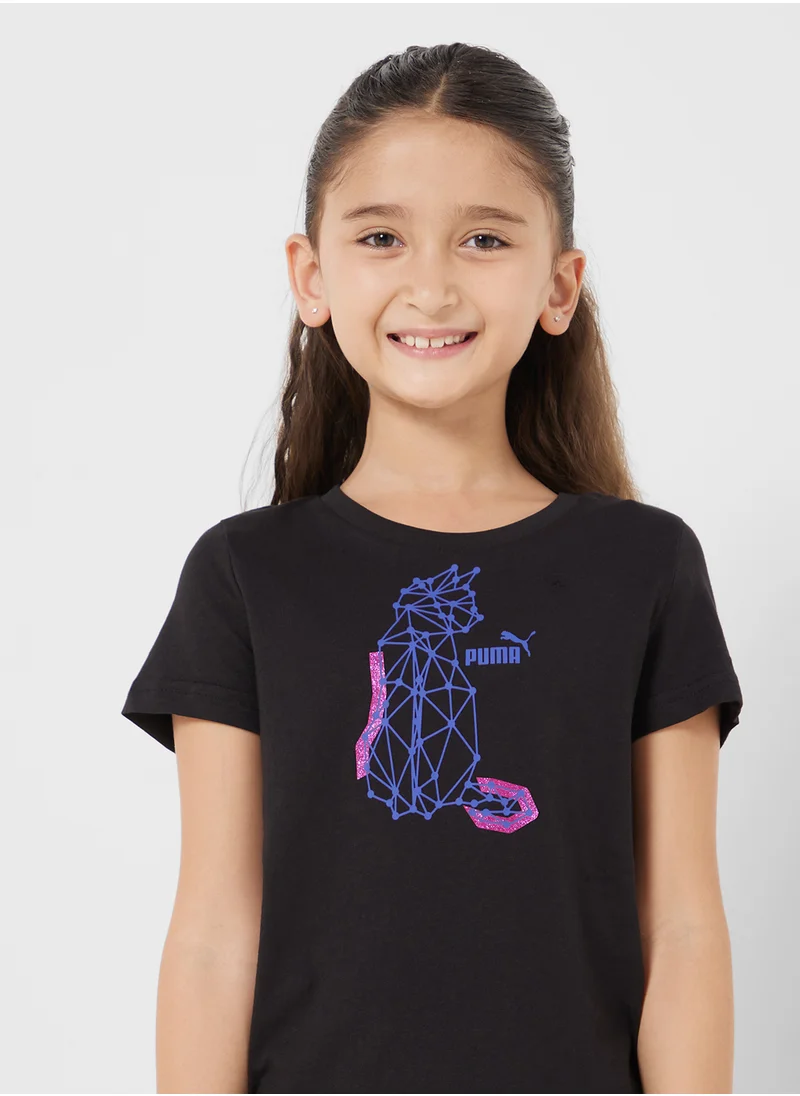 PUMA Youth Essential Graphic T-Shirt