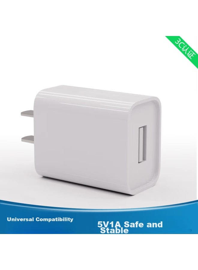 Zitai, 5w Apple Android Charger, Phone Plug For Iphone 14/13/12/11/xs/xr/8/mate50/30/honor/oppo/vivo, 5v1a, White - Image 3