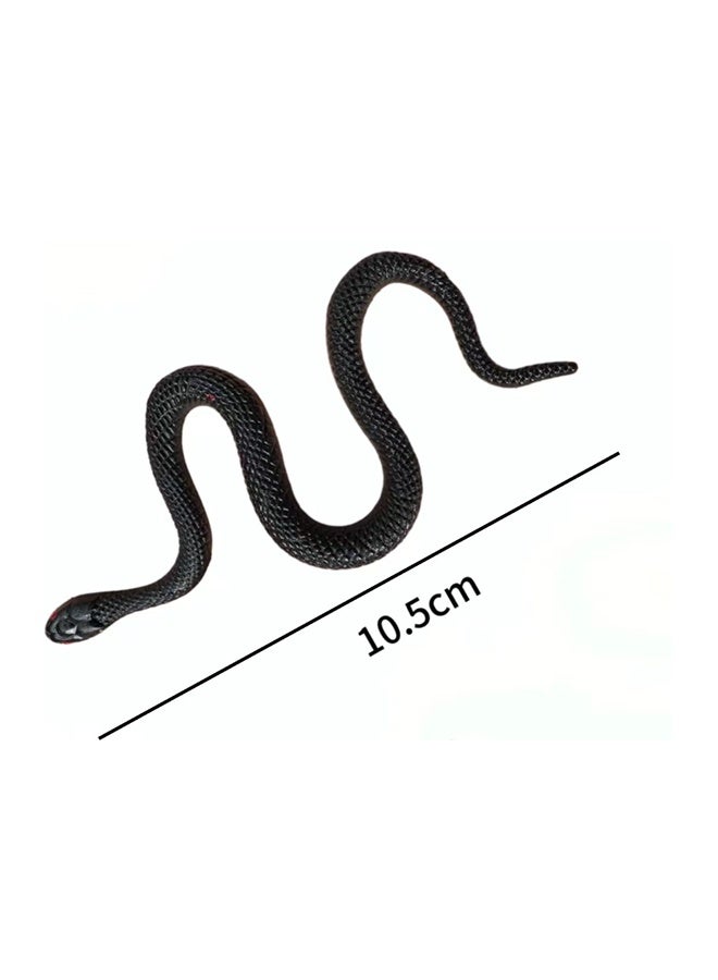 Fake Snake Toys Rubber Simulated Snake Toys 10 Pieces Realistic Snake Toys Prank Gift Party Decoration Garden Props Tricky Funny Toys - Image 2