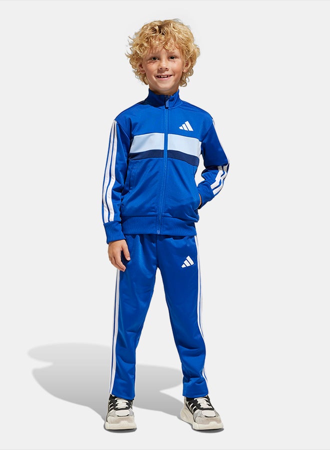 Adidas Seasonal Essentials Tiberio 3-Stripes Tricot Track Suit Kids - Image 1