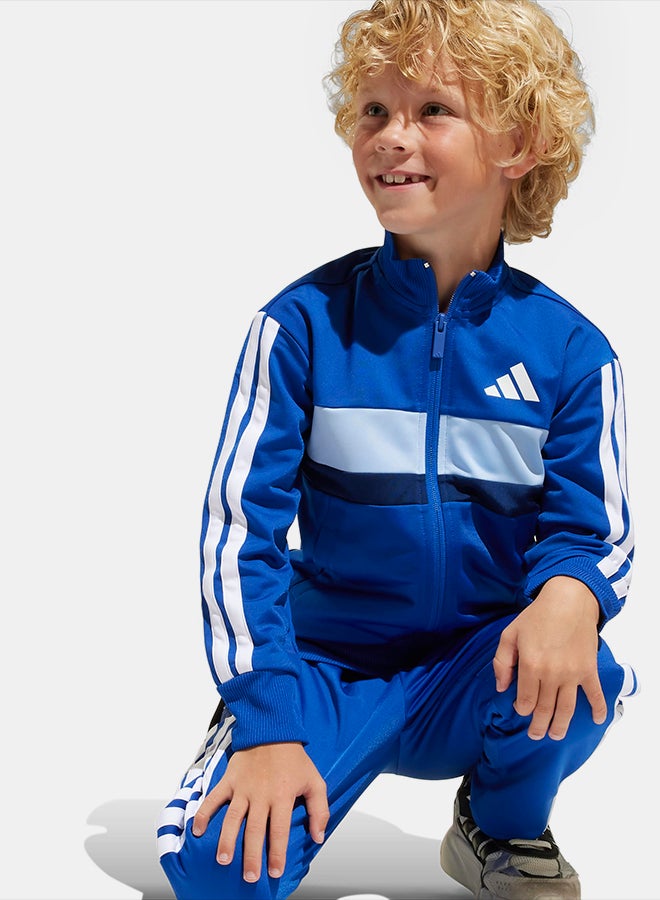 Adidas Seasonal Essentials Tiberio 3-Stripes Tricot Track Suit Kids - Image 4
