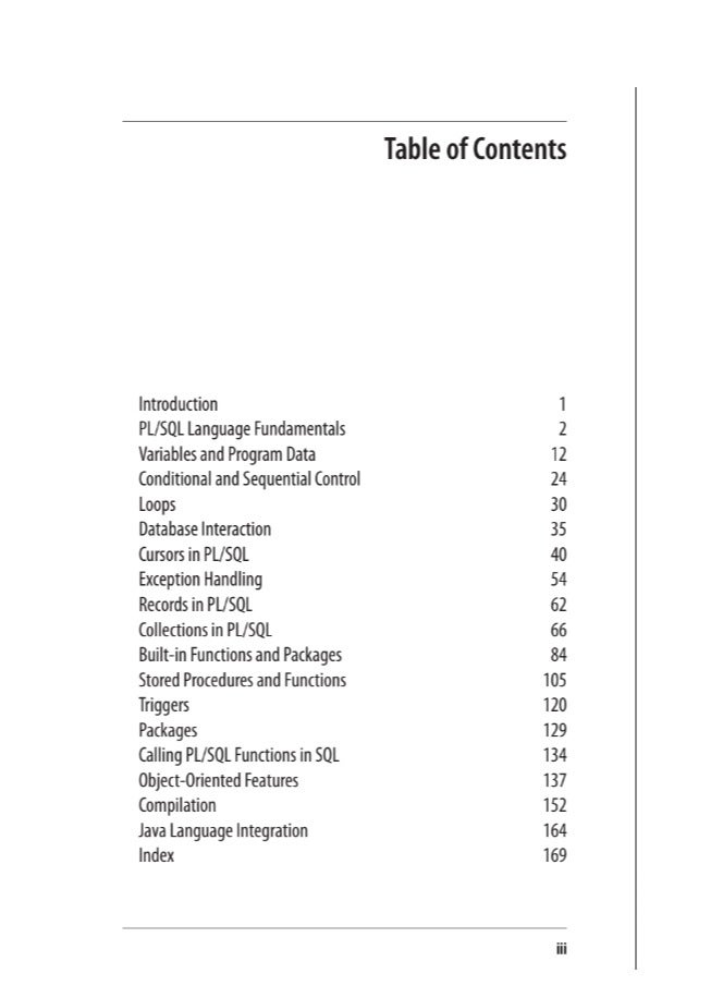 Oracle PL/SQL Language Pocket Reference | A Comprehensive Guide to Oracle Database Language Fundamentals - Image 3