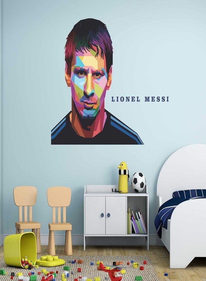 Wallstick ملصقات جدارية ليونيل ميسي (فينيل 80 سم × 60 سم) - Image 1