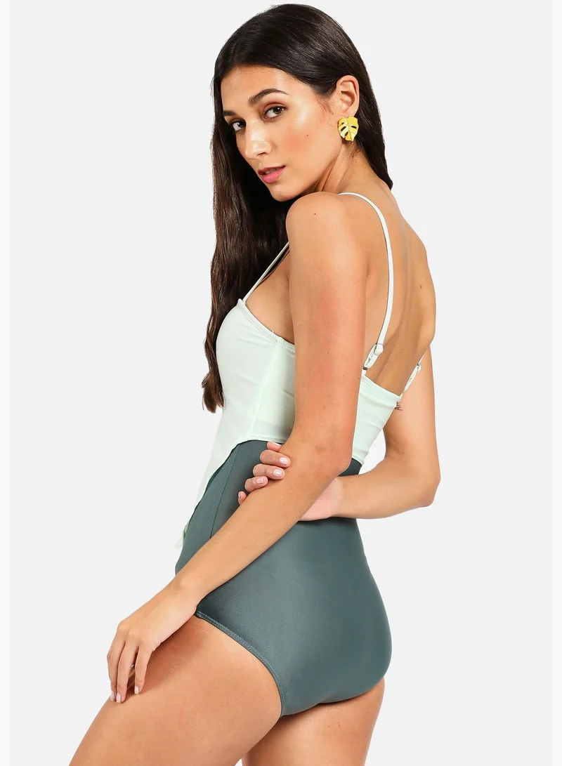 Haute Sauce Strappy Strappy One Piece Swimsuit