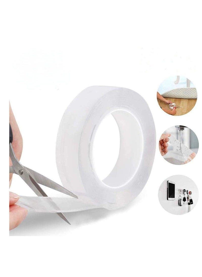 LVY Grip Tape Durable Double Face Tape 5M - strong adhisive Transparent - 2 pieces  - Image 3