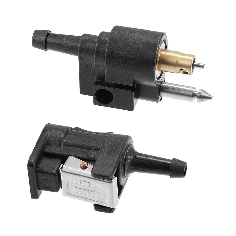 Male&Female Fuel Line Connector Fit for Outboard Motor Engine 6mm 1/4 ‘’ - Image 1