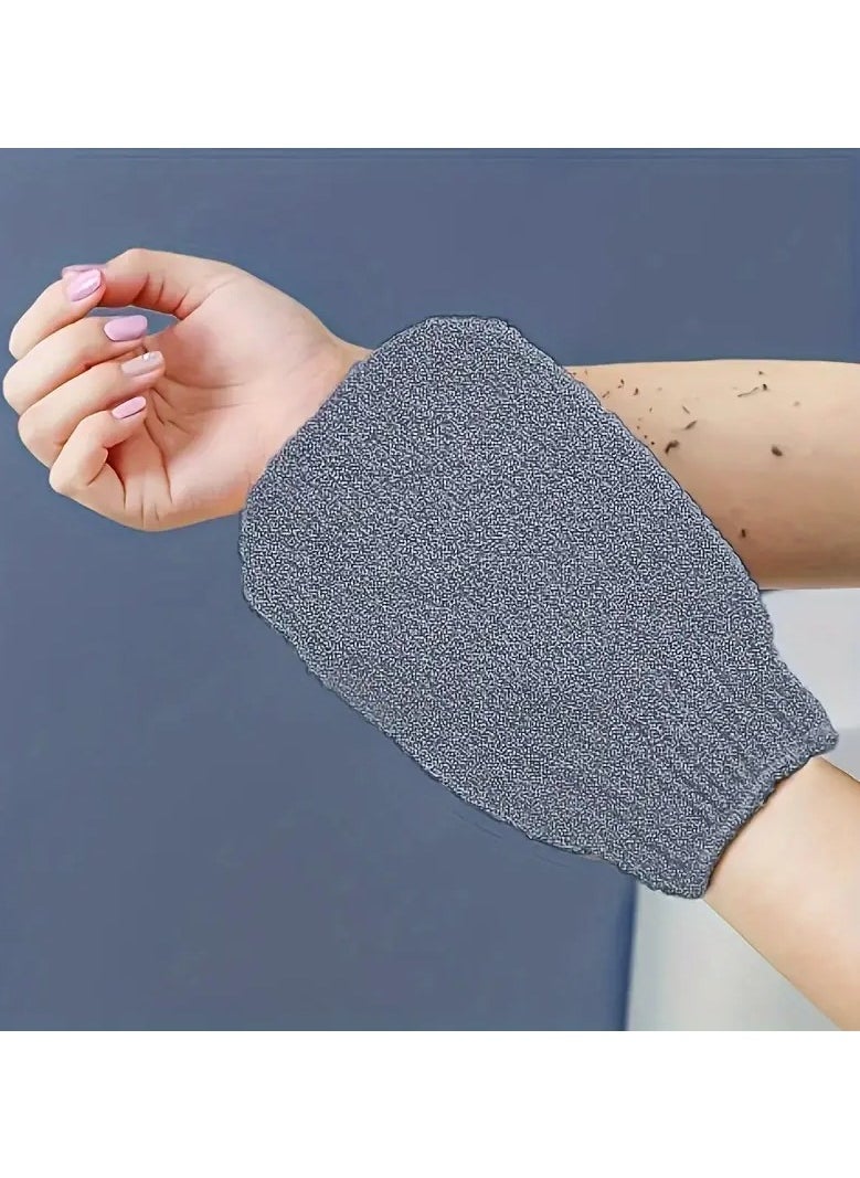 Goolsky 1pc Exfoliating Shower Gloves, Mitt Washcloth Bath Gloves For Shower, Double Sided Exfoliating Gloves, For Massage And Body Scrubs, Body Scrubber Bathing Accessories  - Image 1