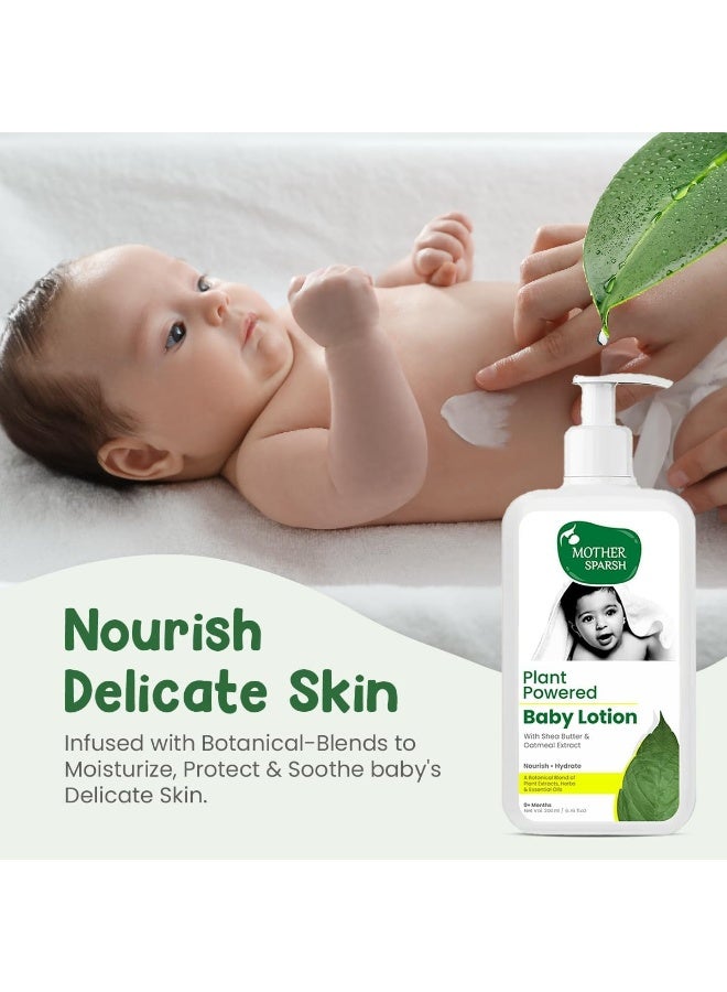 موذر سبارش لوشن طبيعي للأطفال من نبات ماذر سبارش مع زبدة الشيا العضوية ومستخلص الشوفان | للترطيب العميق طوال اليوم | 200 مل - Image 3