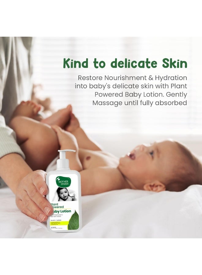موذر سبارش لوشن طبيعي للأطفال من نبات ماذر سبارش مع زبدة الشيا العضوية ومستخلص الشوفان | للترطيب العميق طوال اليوم | 200 مل - Image 5