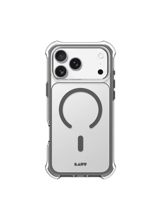جراب Laut AERO PROTECT لهاتف iPhone 17 Pro - رمادي داكن