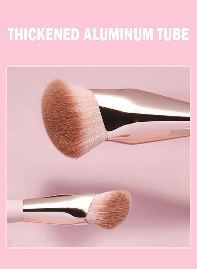 NUDFSY 2 Pcs Foundation Brushes for Makeup Foundation Brush, Makeup Brush, Brush Set for Blending Liquid Powder BB Cream - Image 3